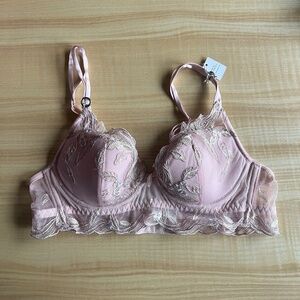 LISE CHARMEL Frisson Vegetal 32B bra in Vegetal Rose (Pink)